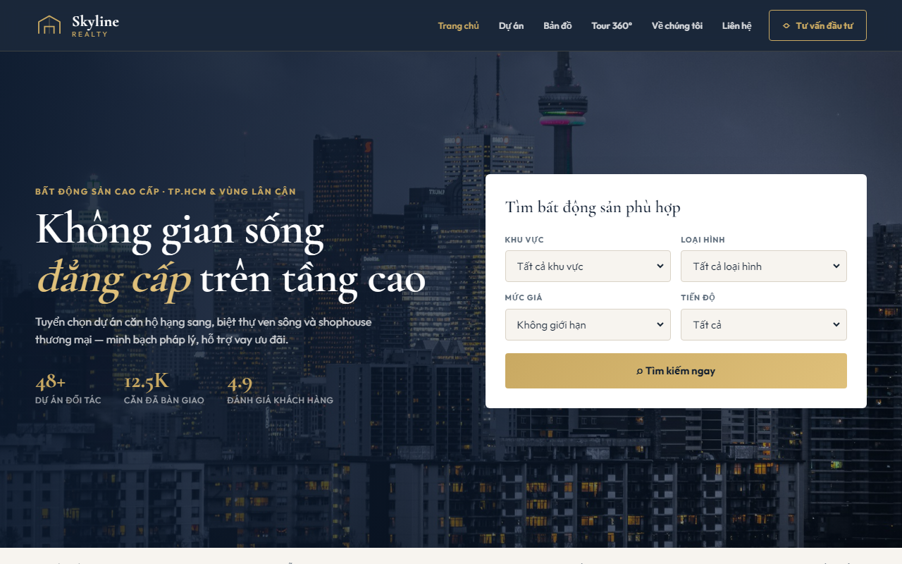 Skyline Realty – Bất động sản cao cấp